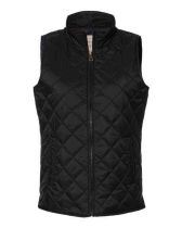 Weatherproof Vintage Diamond Quilted Vest-Black